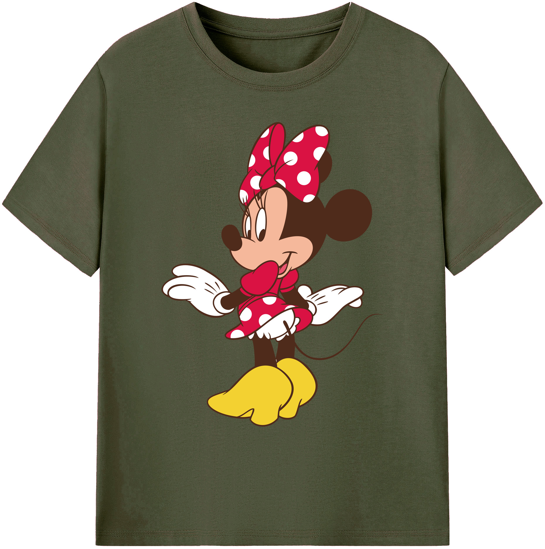 ミッキーマウス Mickey Mouse 綿100％ メンズ半袖Tシャツ｜肌触りやわらか＆通気性